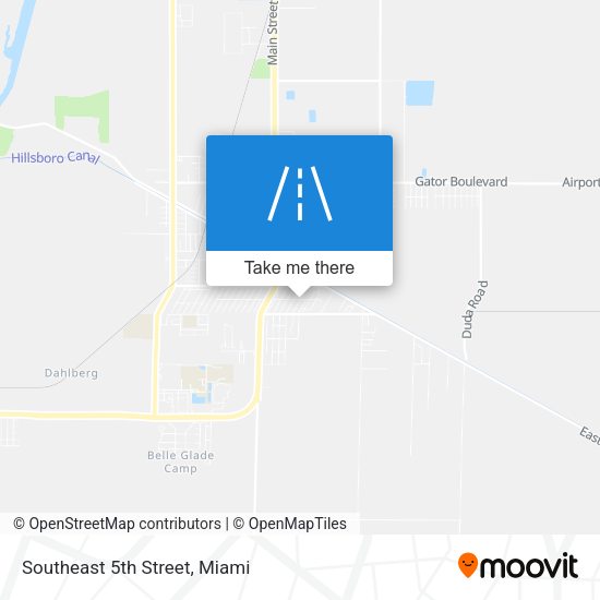 Mapa de Southeast 5th Street