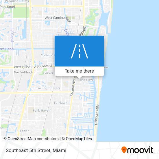 Mapa de Southeast 5th Street