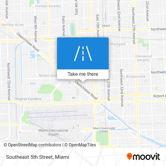 Mapa de Southeast 5th Street