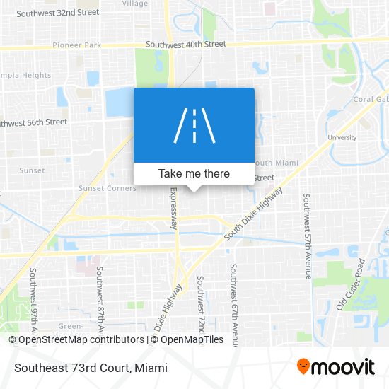 Mapa de Southeast 73rd Court