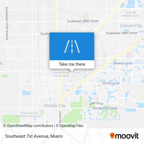 Mapa de Southeast 7st Avenue