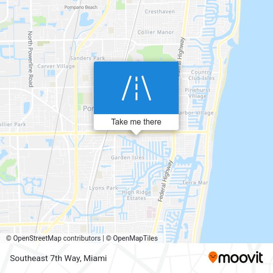 Mapa de Southeast 7th Way
