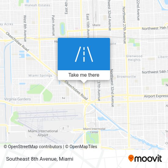 Mapa de Southeast 8th Avenue