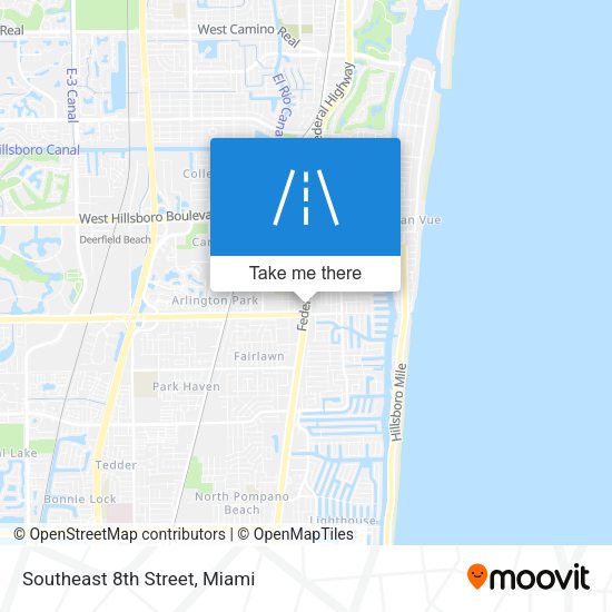 Mapa de Southeast 8th Street