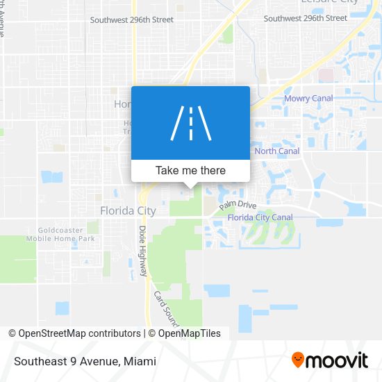 Mapa de Southeast 9 Avenue