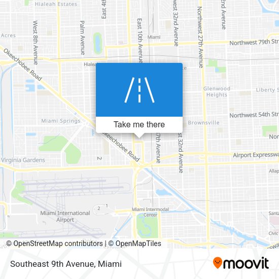 Mapa de Southeast 9th Avenue
