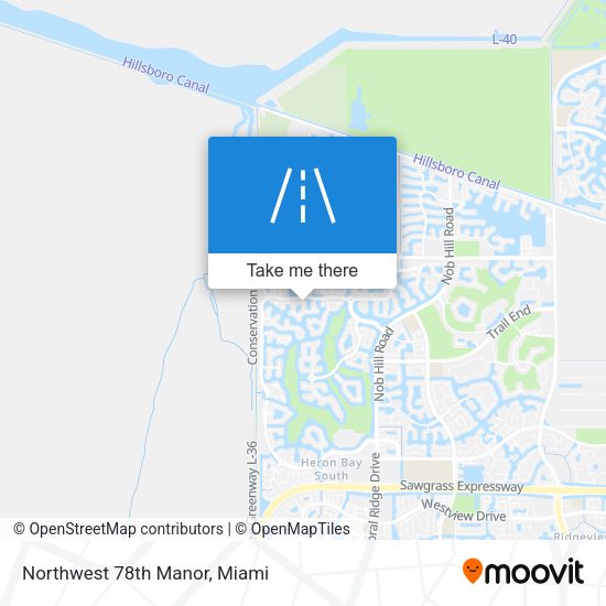 Mapa de Northwest 78th Manor