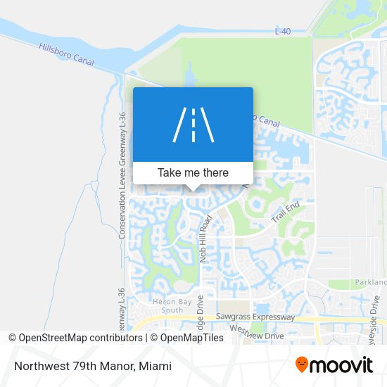 Mapa de Northwest 79th Manor