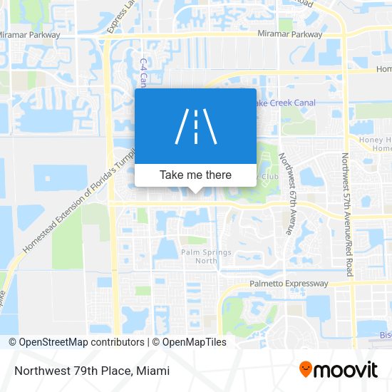 Mapa de Northwest 79th Place