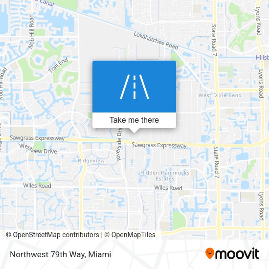 Mapa de Northwest 79th Way