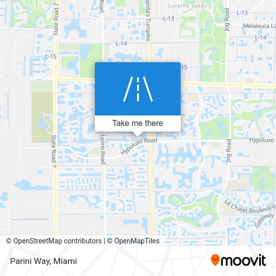 Mapa de Parini Way