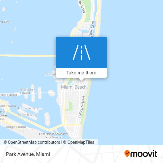 Mapa de Park Avenue