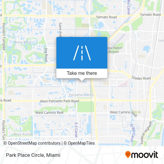 Mapa de Park Place Circle