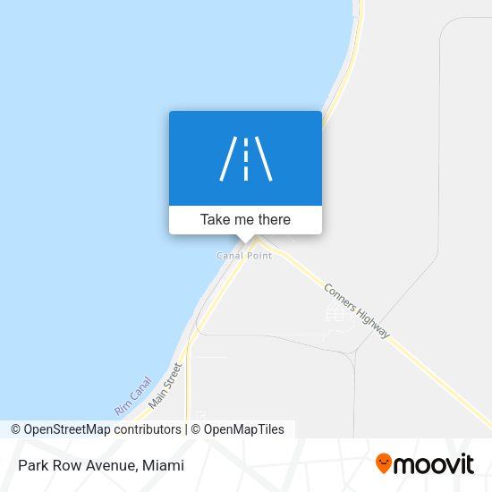 Mapa de Park Row Avenue