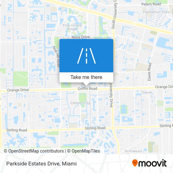 Mapa de Parkside Estates Drive