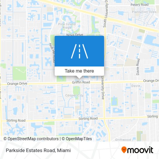 Parkside Estates Road map