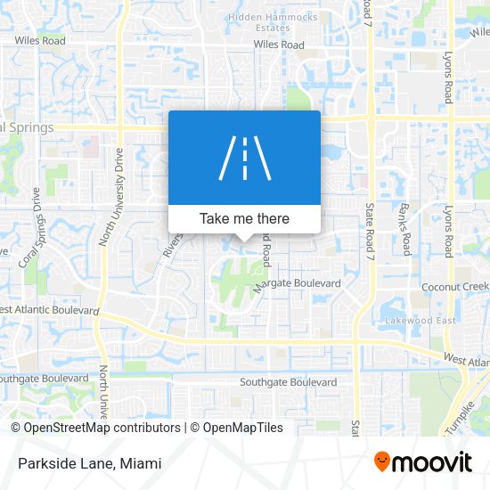 Mapa de Parkside Lane