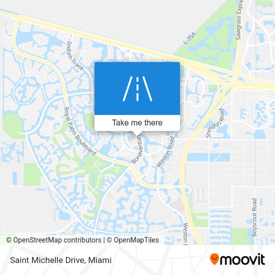 Mapa de Saint Michelle Drive