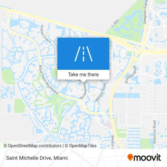 Saint Michelle Drive map