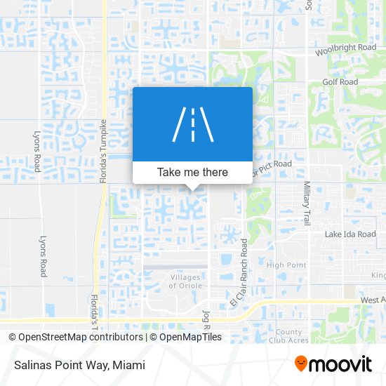 Salinas Point Way map