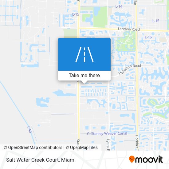 Salt Water Creek Court map