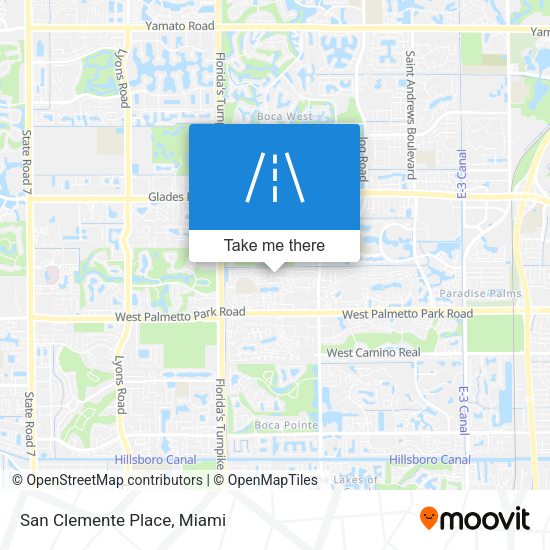 Mapa de San Clemente Place