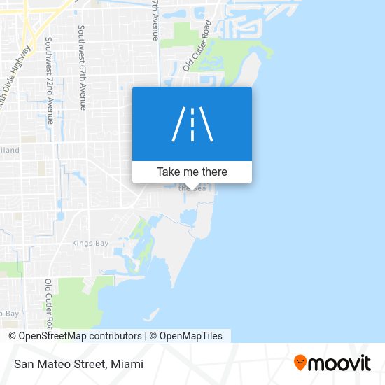 Mapa de San Mateo Street