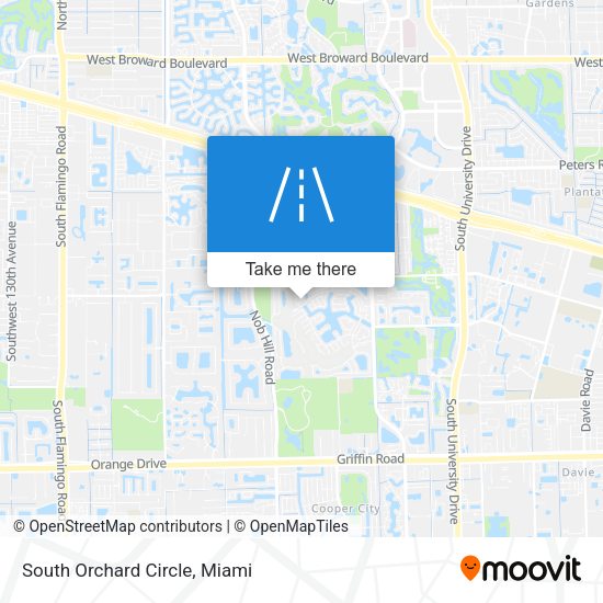 South Orchard Circle map