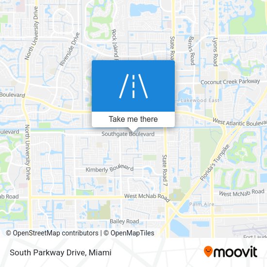 South Parkway Drive map