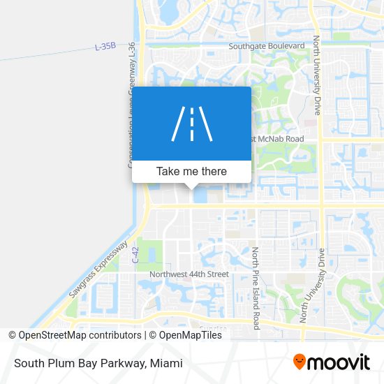 Mapa de South Plum Bay Parkway