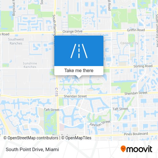 Mapa de South Point Drive