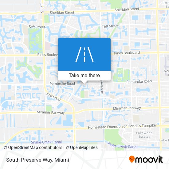 South Preserve Way map