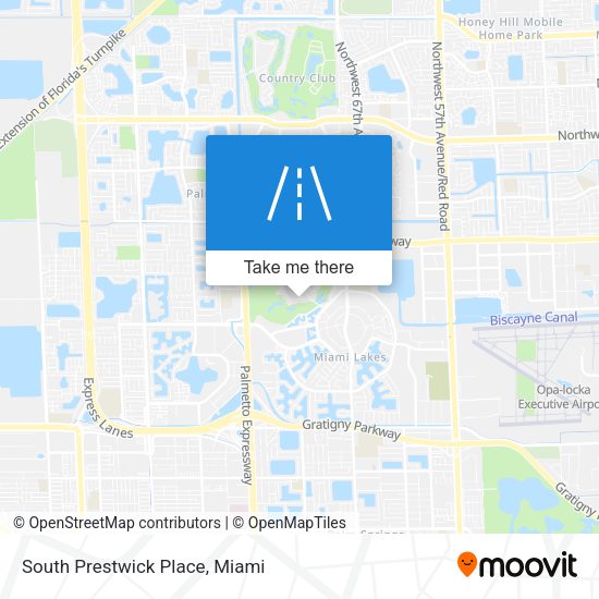 South Prestwick Place map