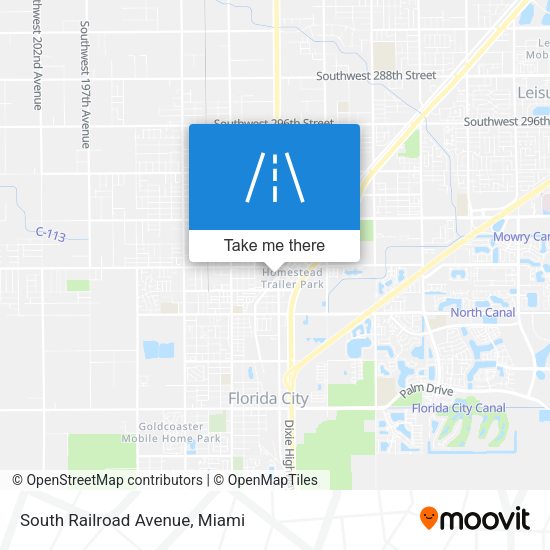 South Railroad Avenue map