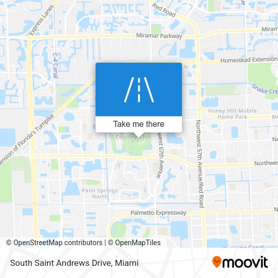 South Saint Andrews Drive map