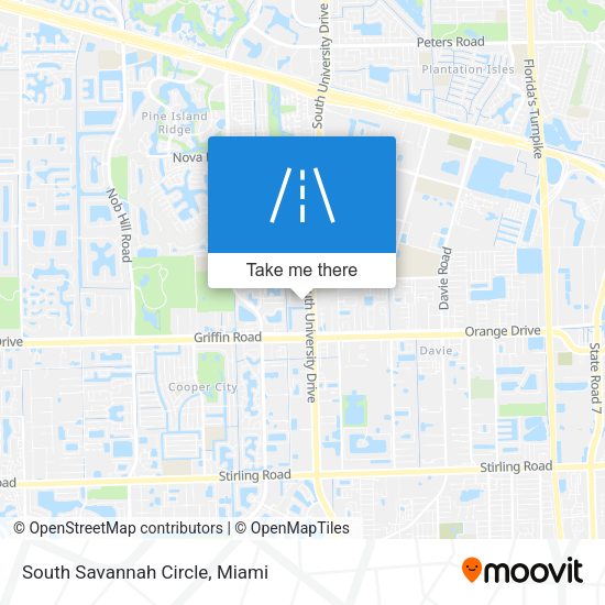 Mapa de South Savannah Circle
