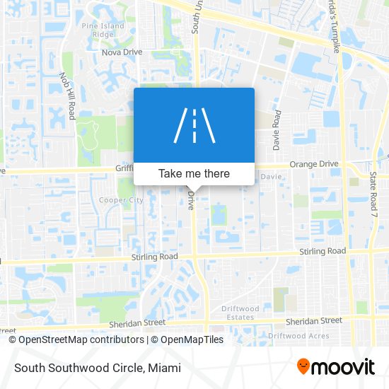 South Southwood Circle map