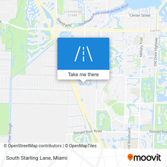 Mapa de South Starling Lane