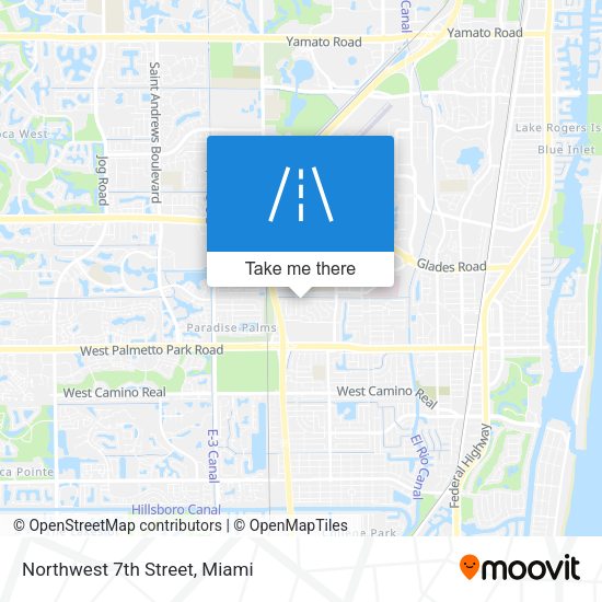 Mapa de Northwest 7th Street