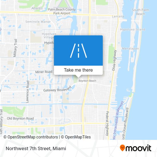 Mapa de Northwest 7th Street