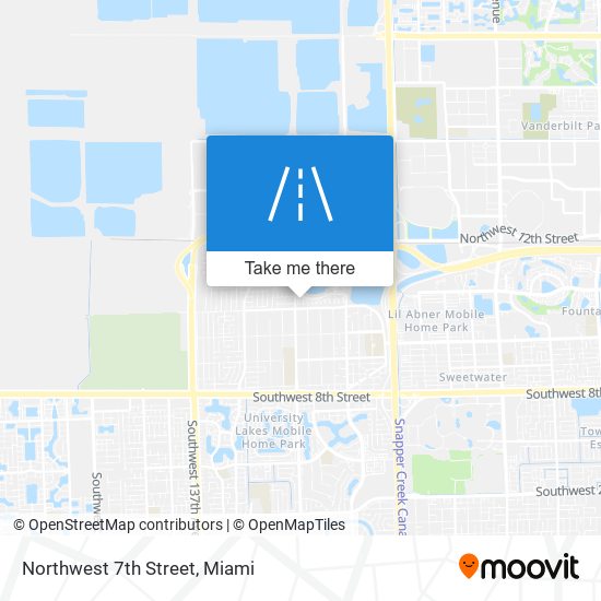 Northwest 7th Street map