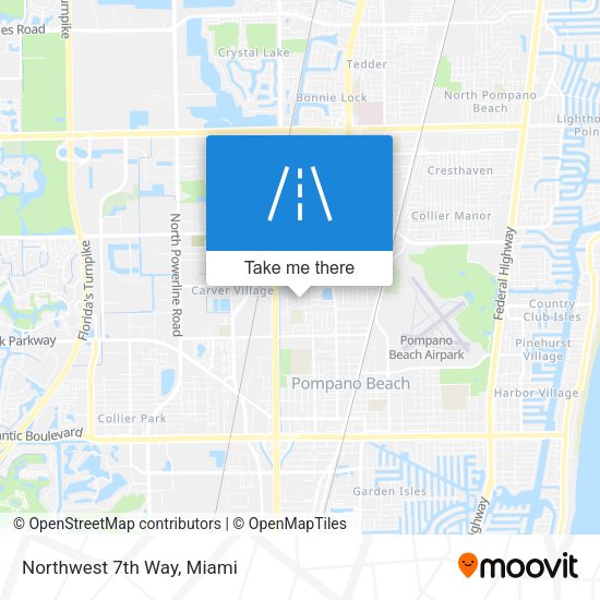 Northwest 7th Way map