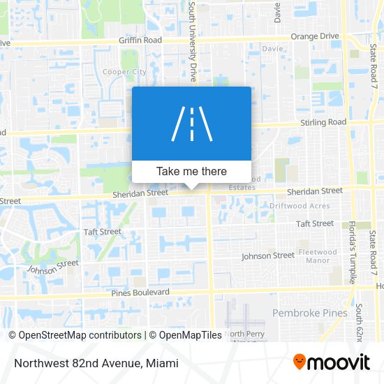 Mapa de Northwest 82nd Avenue