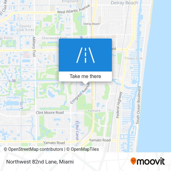 Mapa de Northwest 82nd Lane