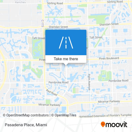 Mapa de Pasadena Place