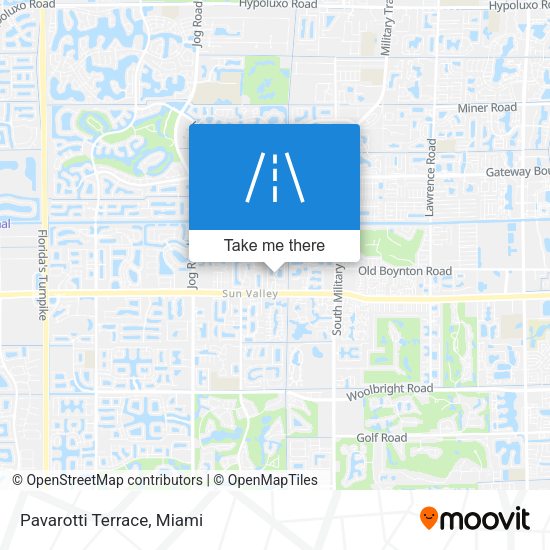 Mapa de Pavarotti Terrace