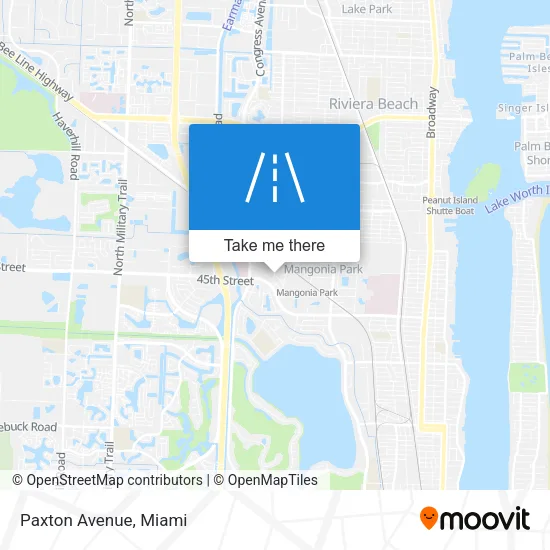 Paxton Avenue map
