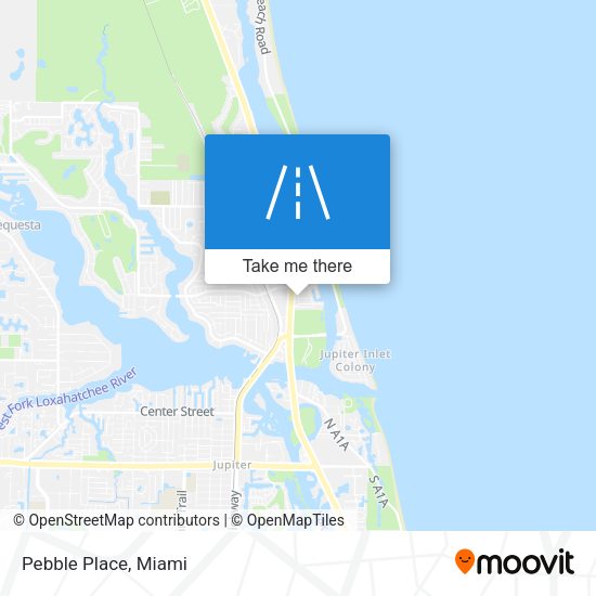 Mapa de Pebble Place
