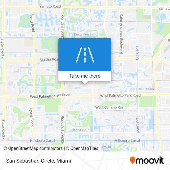 San Sebastian Circle map