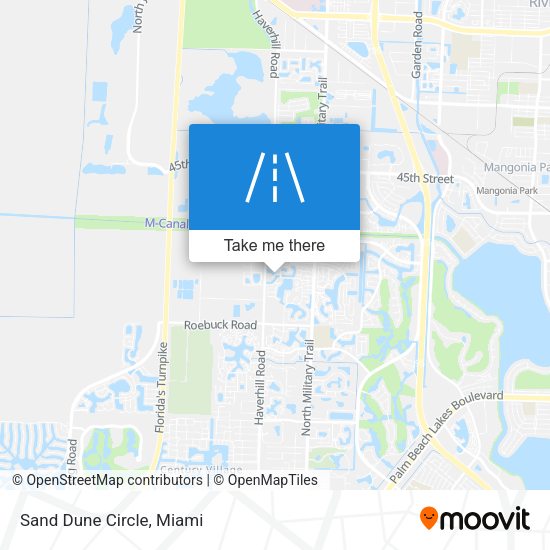Mapa de Sand Dune Circle